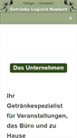 Mobile Screenshot of getraenke-logistik-neubert.de