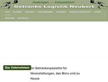 Tablet Screenshot of getraenke-logistik-neubert.de